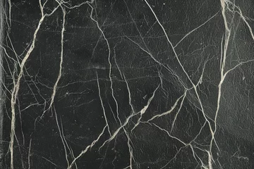 Wandaufkleber a black old paper surface, black marble, photo paper texture vintage poster banner template © Planetz