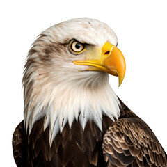 Obraz premium bald eagle on transparent background