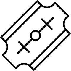 razor brush vector design.svg