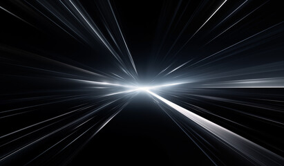 Fototapeta na wymiar speed light streaks background, Light trails, motion blur speed effect.