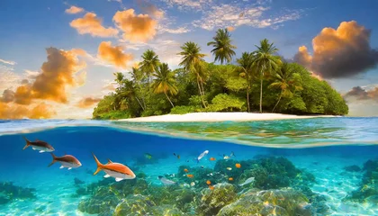 Fototapeten tropical paradise island © Y_Stock