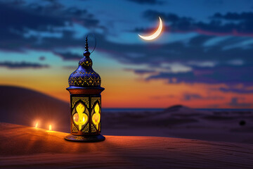 ramadan Kareem, Ramadan crescent moon, Eid Mubarak Islamic festival social media banner and Eid Mubarak Post Template, islam