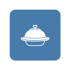 Cooking icon set. contain chef hat, oven, Hand holding food tray, Pot, Frying pan and Kitchen utensils. Cooking recipe book and more, Vector illustration