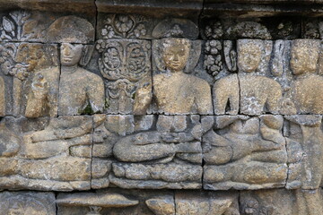 ボロブドゥール遺跡　インドネシア　スマラン