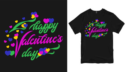 Valentine t-shirt design. Love or heart design.