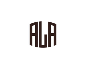 ALA logo design vector template