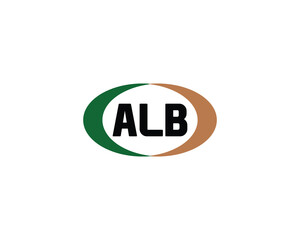 ALB Logo design vector template