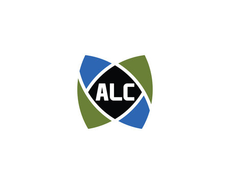 ALC Logo design vector template