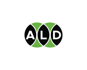 ALD Logo design vector template