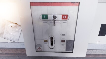 Indicator and switch control on panel control relay protection.