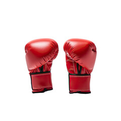 Fototapeta na wymiar Boxing gloves on transparent background