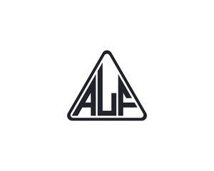 ALF Logo design vector template