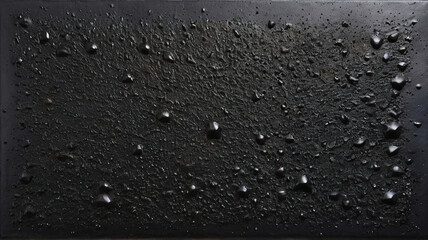 Black metal plate with scratches Background and texture.