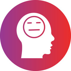 Calm Emotion Icon Style