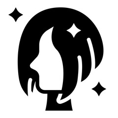 Beauty woman Hair icon