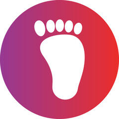 Footprint Icon Style
