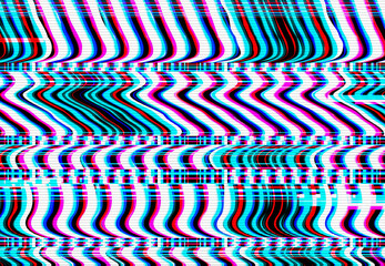 Digital noise glitch. Abstract vector background with a visual anomaly in electronic media, distorted and unpredictable patterns, resulting from errors or intentional manipulation of digital data
