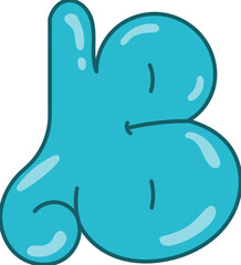 Bubble Graffiti Alphabet