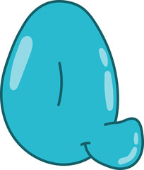 Bubble Graffiti Alphabet