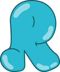 Bubble Graffiti Alphabet