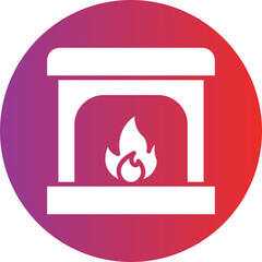 Fireplace Icon Style