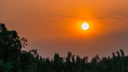 Dawn in Ho Chi Minh City, Vietnam