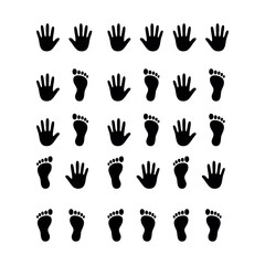 Hand And Foot Design Vector