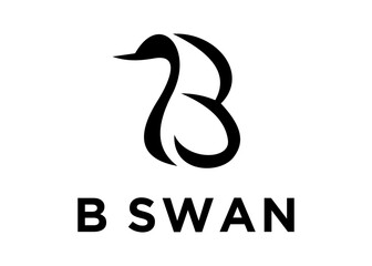 b duck animal logo, design, Vector, illustration, Creative icon, template