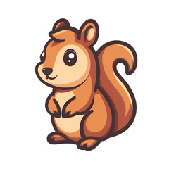 squirrel clipart on transparent background