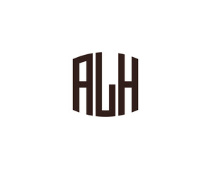 ALH Logo design vector template