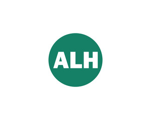 ALH Logo design vector template