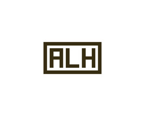 Obraz premium ALH Logo design vector template