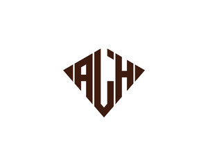 ALH Logo design vector template