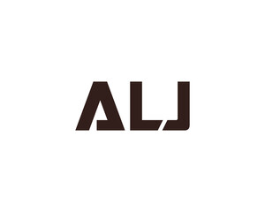 Obraz premium ALJ Logo design vector template