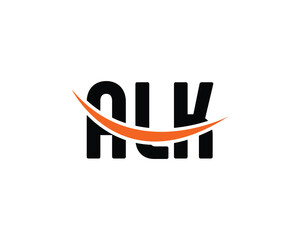 ALK Logo design vector template