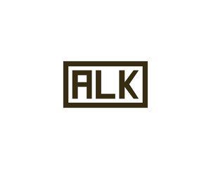 Fototapeta premium ALK Logo design vector template
