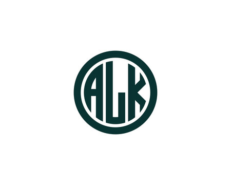 ALK Logo design vector template