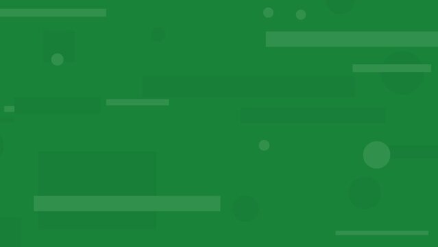 Animated background with simple green images