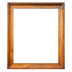 Square Cut Out Picture Frame, Transparent Background