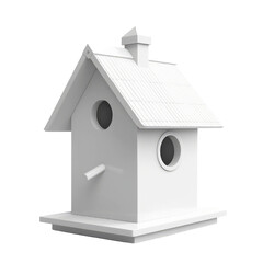 Bird House PNG Cutout, Generative AI