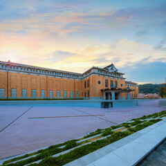 Kyoto, Japan - April 2 2023: Kyoto City KYOCERA Museum of Art is one of the oldaKyoto City Museum...