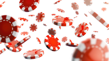 Floating casino chips