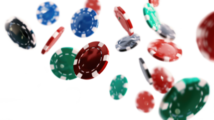 Floating casino chips