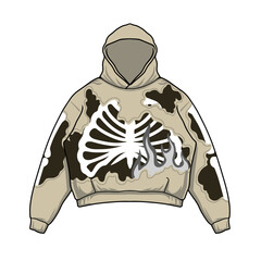 High quality vectors | mock up hoodie rework, edit the color and shape again.