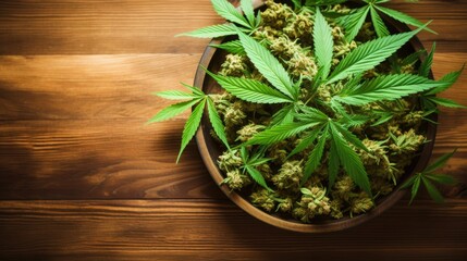 cannabis sativa leaves