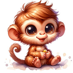 Obraz premium Illustration of a Monkey