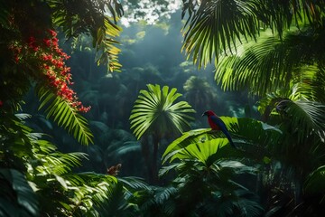 Fototapeta na wymiar tropical jungle