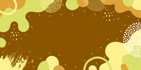 Background pattern, abstract colored shapes. Modern minimalism trendy pattern background. Vector background.