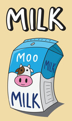 Milk box mascot, Moo milk box movement