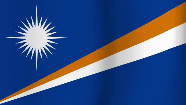 マーシャル諸島共和国の国旗